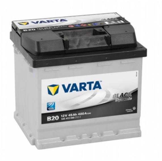 Акумулятор Varta Black Dynamic 12В 45Ач 400А(EN) L+ Varta 5454130403122