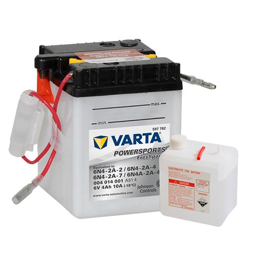 Varta 004014001A514 Акумулятор Varta Powersports Freshpack 6В 4Ач 10А(EN) R+ 004014001A514: Купити в Україні - Добра ціна на EXIST.UA!