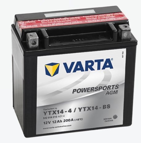Varta 512014010A514 Акумулятор Varta 12В 12Ач 200А(EN) L+ 512014010A514: Купити в Україні - Добра ціна на EXIST.UA!