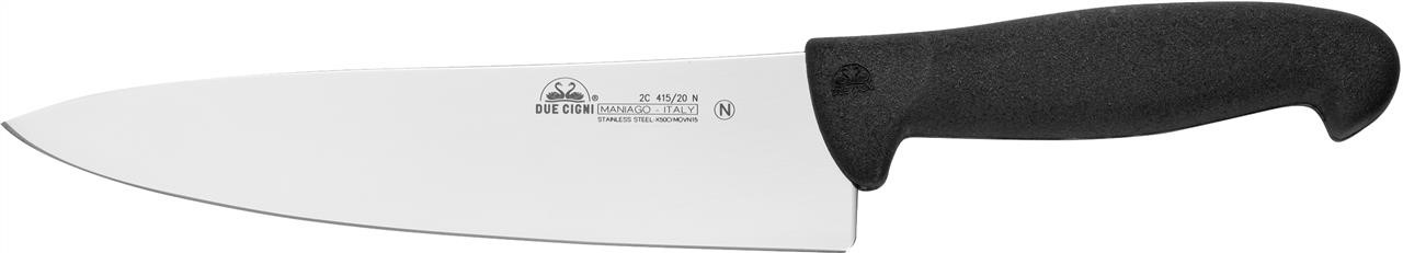 Due Cigni 415/20N Ніж кухонний Professional Chef Knife, чорний, клинок 200 мм 41520N: Купити в Україні - Добра ціна на EXIST.UA!