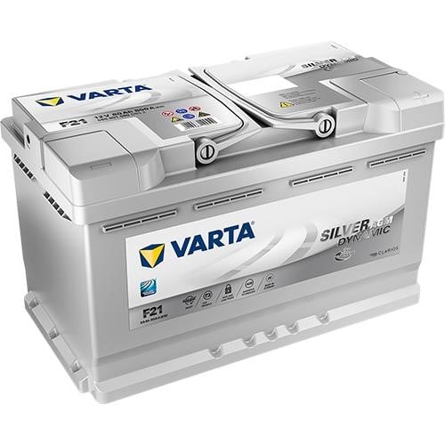 Varta 580901080D852 Акумулятор Varta Silver Dynamic AGM 12В 80Аг 800А(EN) R+ 580901080D852: Купити в Україні - Добра ціна на EXIST.UA!
