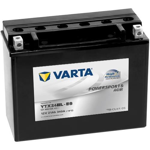 Varta 521908034A514 Акумулятор Varta Powersports AGM 12В 21Ач 340А(EN) R+ 521908034A514: Купити в Україні - Добра ціна на EXIST.UA!