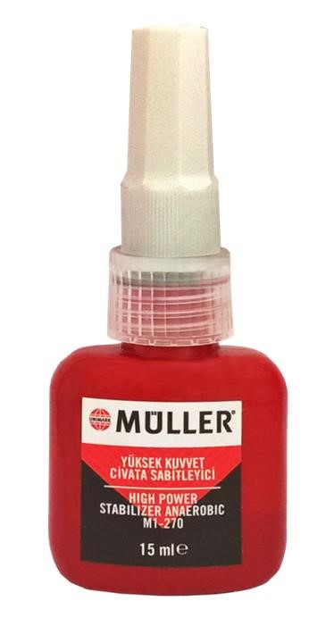 Muller 890141010 Фіксатор різьби високої міцності для нероз'ємних з'єднань Muller High-Power Screw Stabilizer, 15 мл 890141010: Купити в Україні - Добра ціна на EXIST.UA!