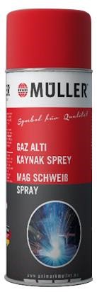 Muller 890138400 Захисний спрей для газово-дугового зварювання Gas Metal Arc Welding Spray, 400 мл 890138400: Купити в Україні - Добра ціна на EXIST.UA!
