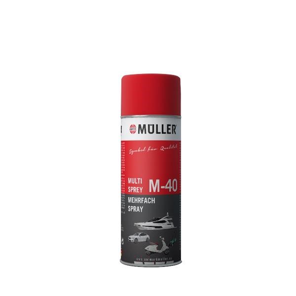 Muller 890128400 Мастило багатофункціональне Muller Multi Purpose Spray M-40, 400 мл 890128400: Купити в Україні - Добра ціна на EXIST.UA!