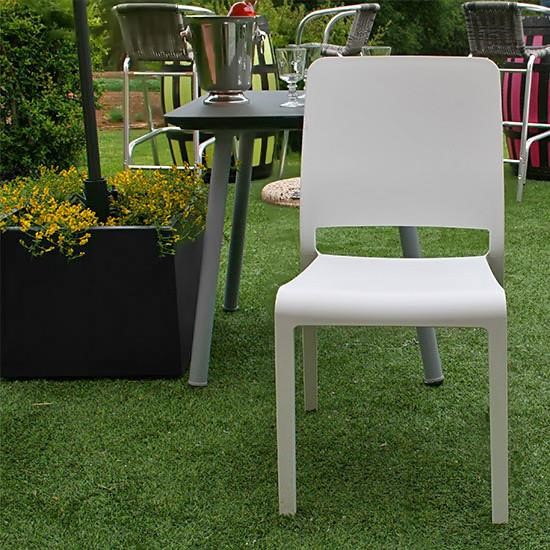 Стілець пластиковий Charlotte Deco Chair, білий Evolutif 3076540146581