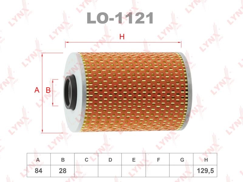 LYNXauto LO-1121 Фільтр масляний LO1121: Купити в Україні - Добра ціна на EXIST.UA!