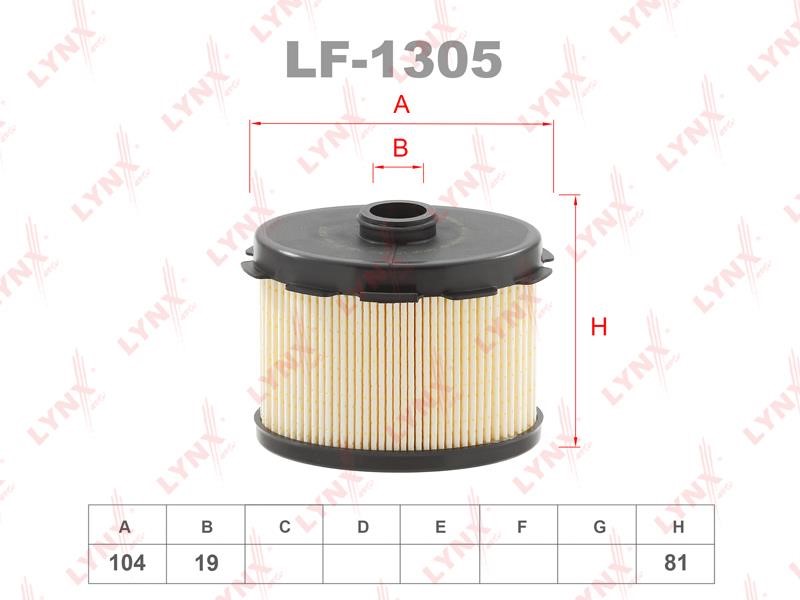 LYNXauto LF-1305 Фільтр палива LF1305: Купити в Україні - Добра ціна на EXIST.UA!