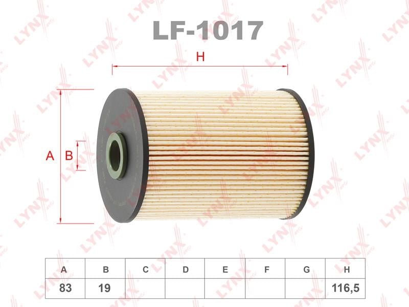 LYNXauto LF-1017 Фільтр палива LF1017: Приваблива ціна - Купити в Україні на EXIST.UA!