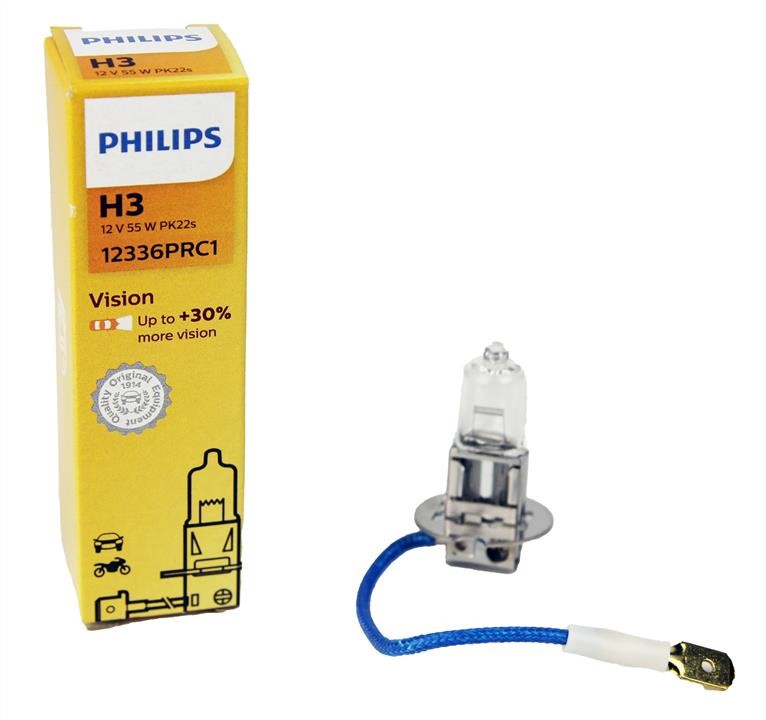 Лампа галогенна Philips Vision +30% 12В H3 55Вт +30% Philips 12336PRC1