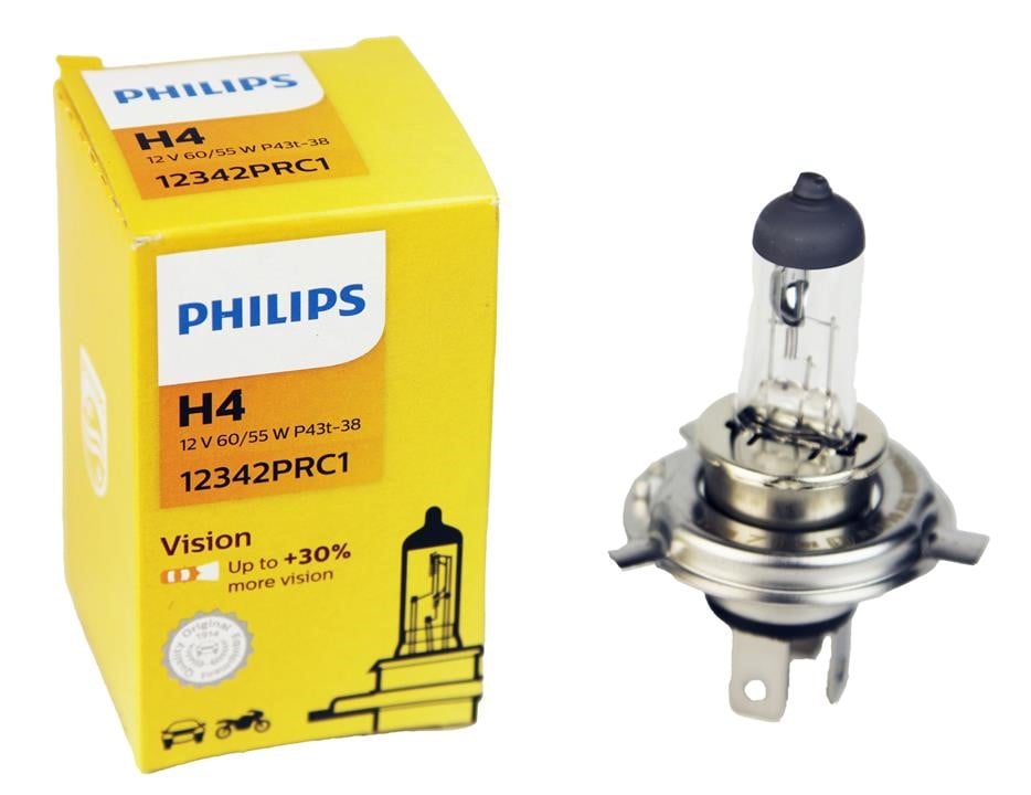 Philips Лампа галогенна Philips Vision +30% 12В H4 60&#x2F;55Вт +30% – ціна 106 UAH