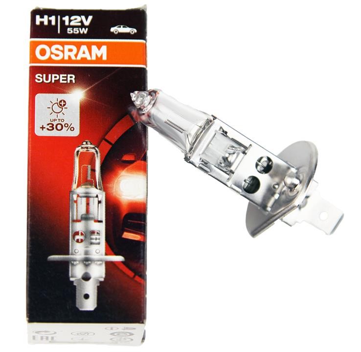 Лампа галогенна Osram Super +30% 12В H1 55Вт +30% Osram 64150SUP