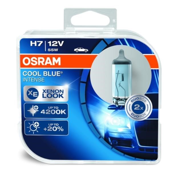 Osram 64210 CBI HCB DUO Лампа галогенна Osram Cool Blue Intense 12В H7 55Вт 64210CBIHCBDUO: Купити в Україні - Добра ціна на EXIST.UA!