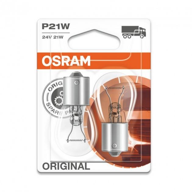 Osram 7511-BLI2 Лампа розжарювання P21W 24V 21W 7511BLI2: Купити в Україні - Добра ціна на EXIST.UA!