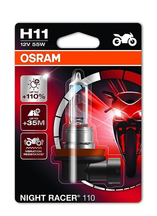 Osram 64211NR5-01B Лампа галогенна Osram Night Racer +50% 12В H11 55Вт +50% 64211NR501B: Купити в Україні - Добра ціна на EXIST.UA!