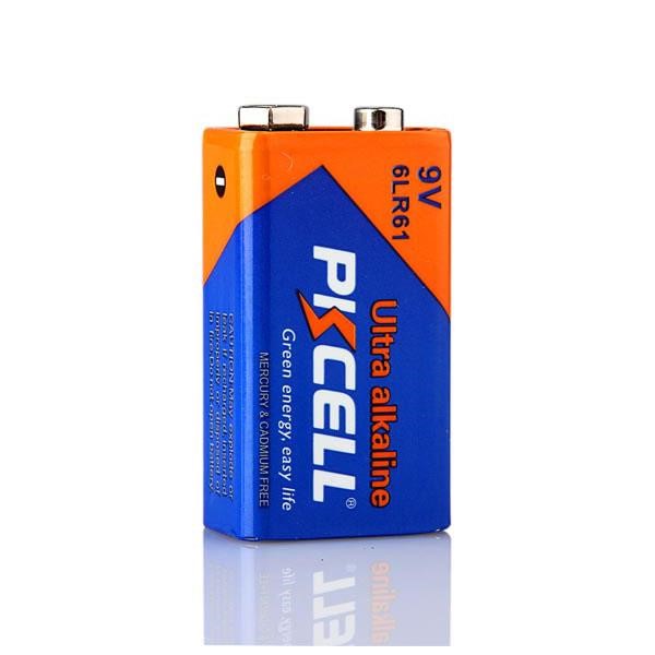 PkCell 09290 Батарейка лужна PKCELL 9V / 6LR61 09290: Приваблива ціна - Купити в Україні на EXIST.UA!
