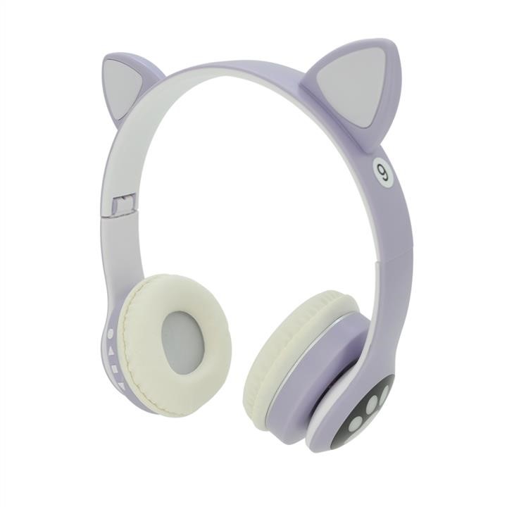 Voltronic 24224 Бездротові навушники Bluetooth Cat Ear VZV-23M Led, Purple 24224: Купити в Україні - Добра ціна на EXIST.UA!