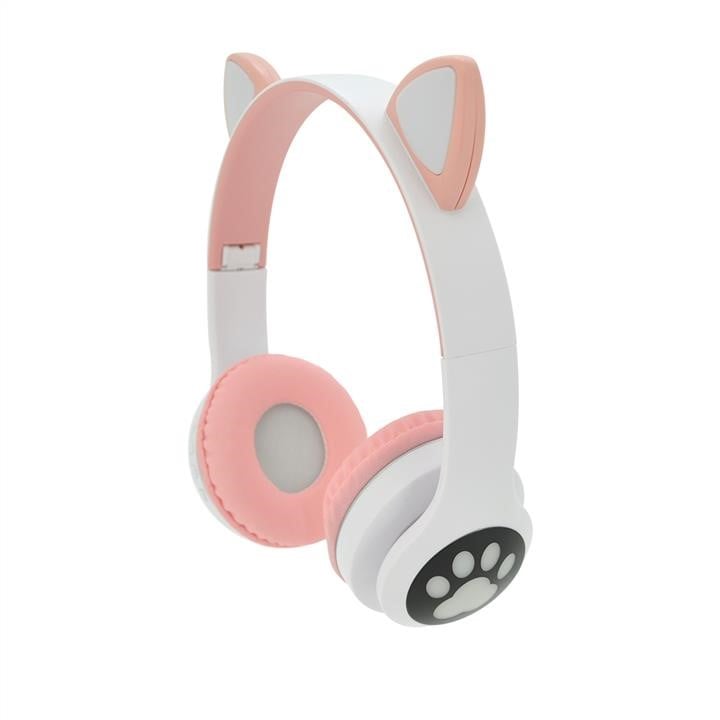 Voltronic 24225 Бездротові навушники Bluetooth Cat Ear VZV-23M Led, Pink 24225: Купити в Україні - Добра ціна на EXIST.UA!