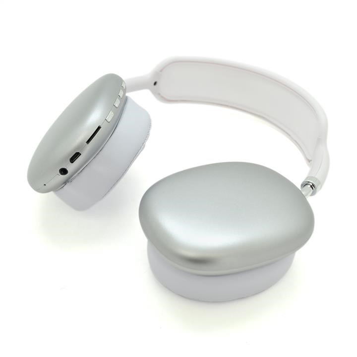 Voltronic 25250 Бездротові навушники Bluetooth Macaron P9, Silver 25250: Купити в Україні - Добра ціна на EXIST.UA!