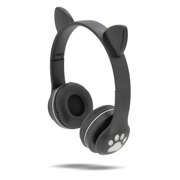 Voltronic 22231 Бездротові Bluetooth навушники Cat Ear VZV-23M Led, Black 22231: Приваблива ціна - Купити в Україні на EXIST.UA!