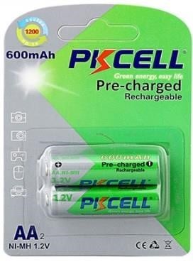 PkCell 09320 Акумулятор PKCELL 1.2V AA 600mAh NiMH Already Charged, Q12 09320: Купити в Україні - Добра ціна на EXIST.UA!