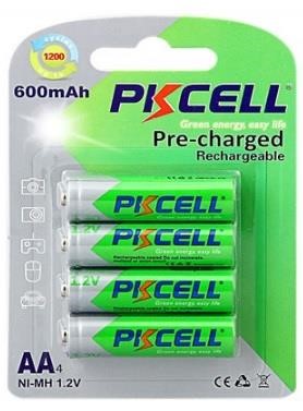PkCell 09321 Акумулятор PKCELL 1.2V AA 600mAh NiMH Already Charged, Q12 09321: Купити в Україні - Добра ціна на EXIST.UA!