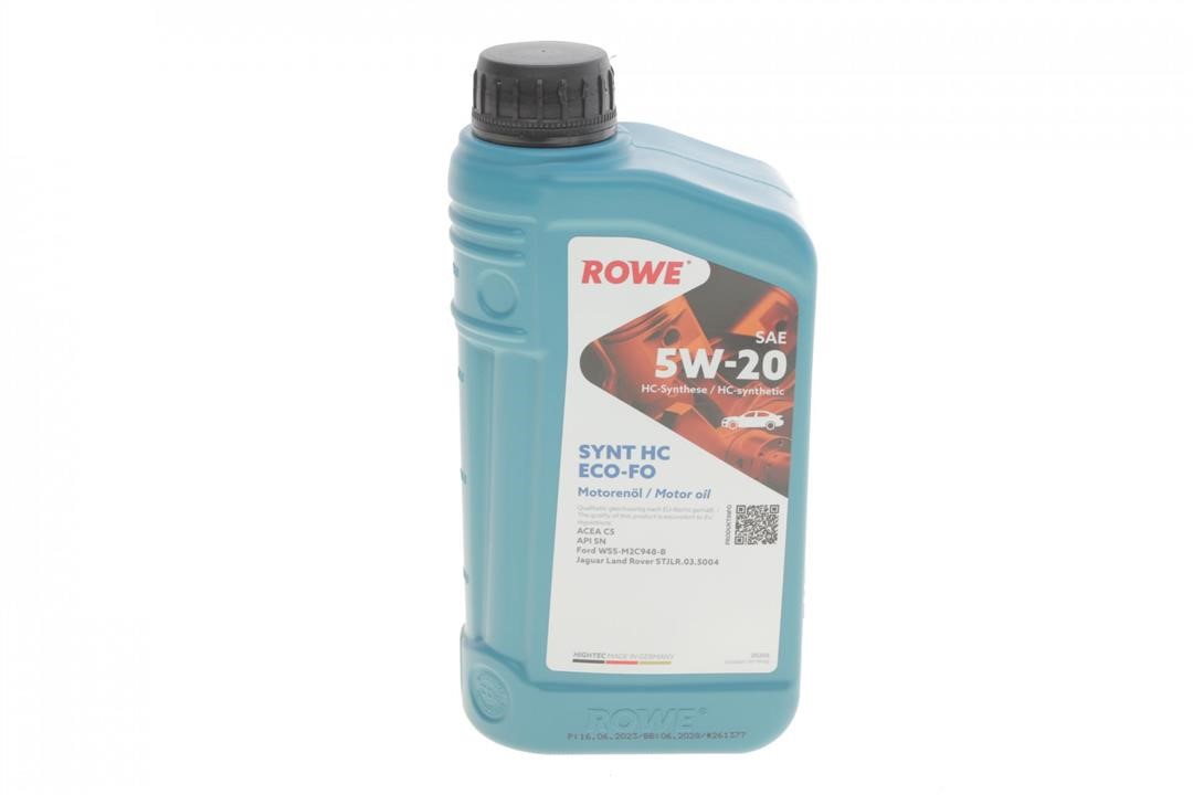 Rowe 20206-0010-99 Моторна олива ROWE HIGHTEC SYNT HC ECO-FO 5W-20, 1л 20206001099: Купити в Україні - Добра ціна на EXIST.UA!