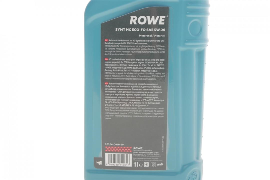 Купити Rowe 20206-0010-99 за низькою ціною в Україні!