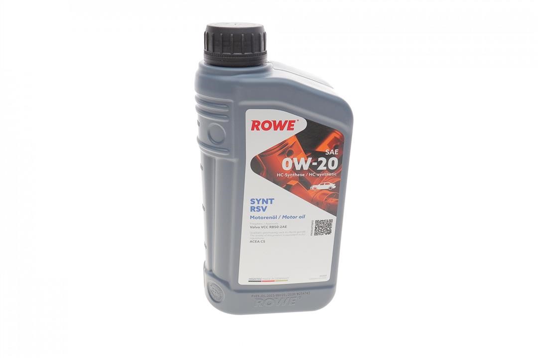 Rowe 20260-0010-99 Моторна олива ROWE HIGHTEC SYNT RSV 0W-20, 1л 20260001099: Купити в Україні - Добра ціна на EXIST.UA!