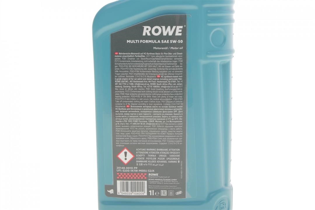 Моторна олива ROWE HIGHTEC MULTI FORMULA 5W-50, 1л Rowe 20148-0010-99