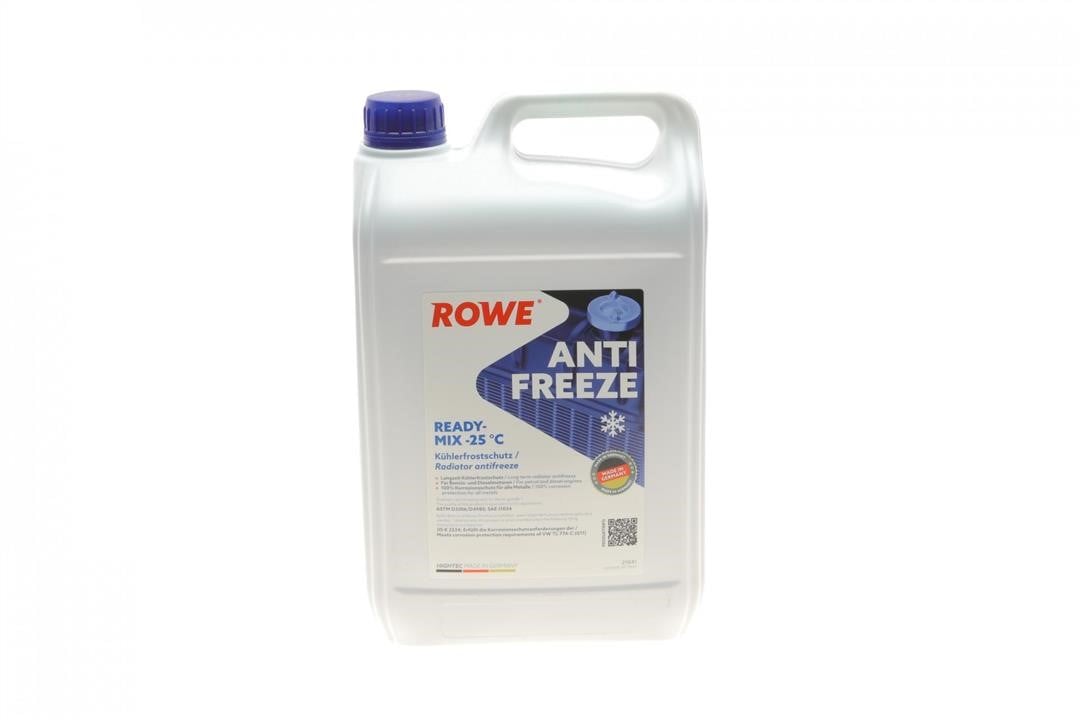 Rowe 21041-0050-99 Антифриз ROWE HIGHTEC G11 синій, 5л 21041005099: Купити в Україні - Добра ціна на EXIST.UA!