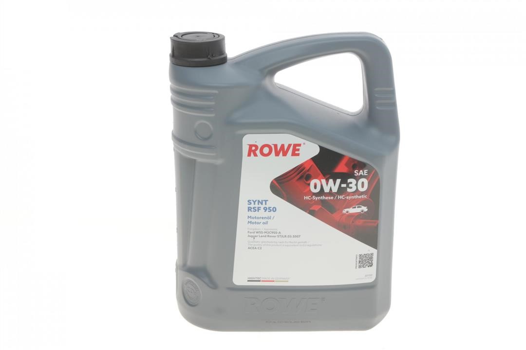 Rowe 20150-0050-99 Моторна олива ROWE HIGHTEC SYNT RSF 950 0W-30, 5л 20150005099: Купити в Україні - Добра ціна на EXIST.UA!