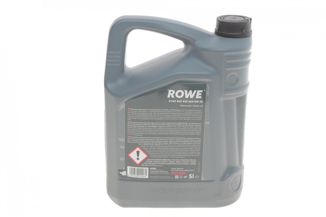 Моторна олива ROWE HIGHTEC SYNT RSF 950 0W-30, 5л Rowe 20150-0050-99