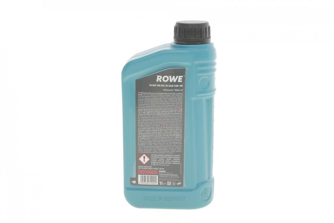 Моторна олива ROWE HIGHTEC SYNT RS HC-D 5W-40, 1л Rowe 20163-0010-99