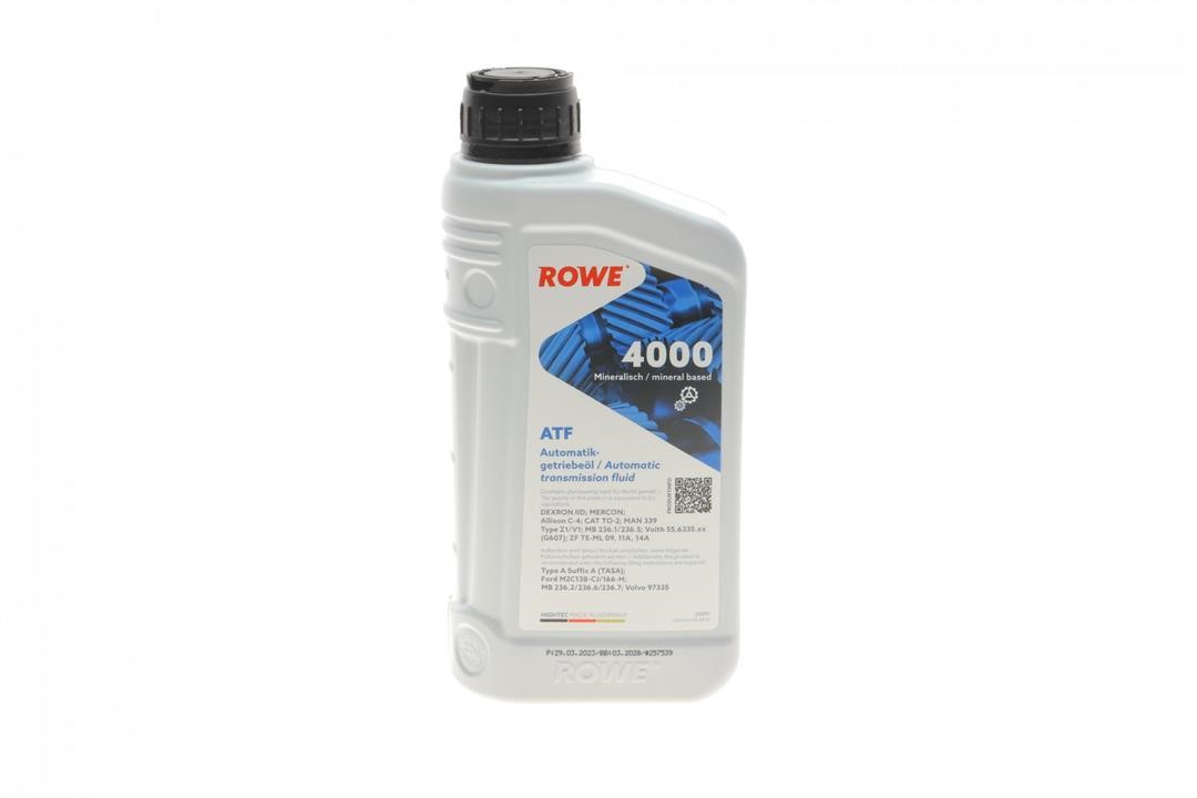 Rowe 25011-0010-99 Олива трансміссійна ROWE HIGHTEC ATF 4000 DEXRON IID, 1л 25011001099: Купити в Україні - Добра ціна на EXIST.UA!