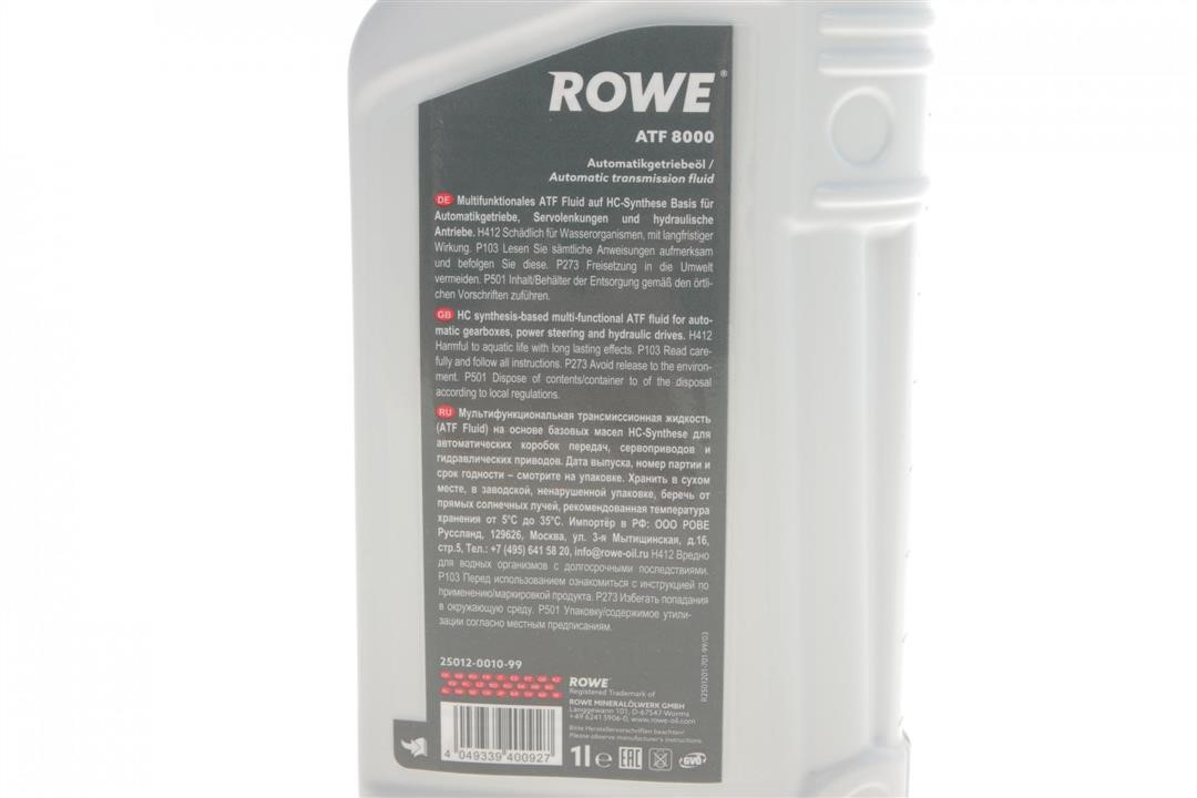 Олива трансміссійна ROWE HIGHTEC ATF 8000 DEXRON IIIG, 1л Rowe 25012-0010-99