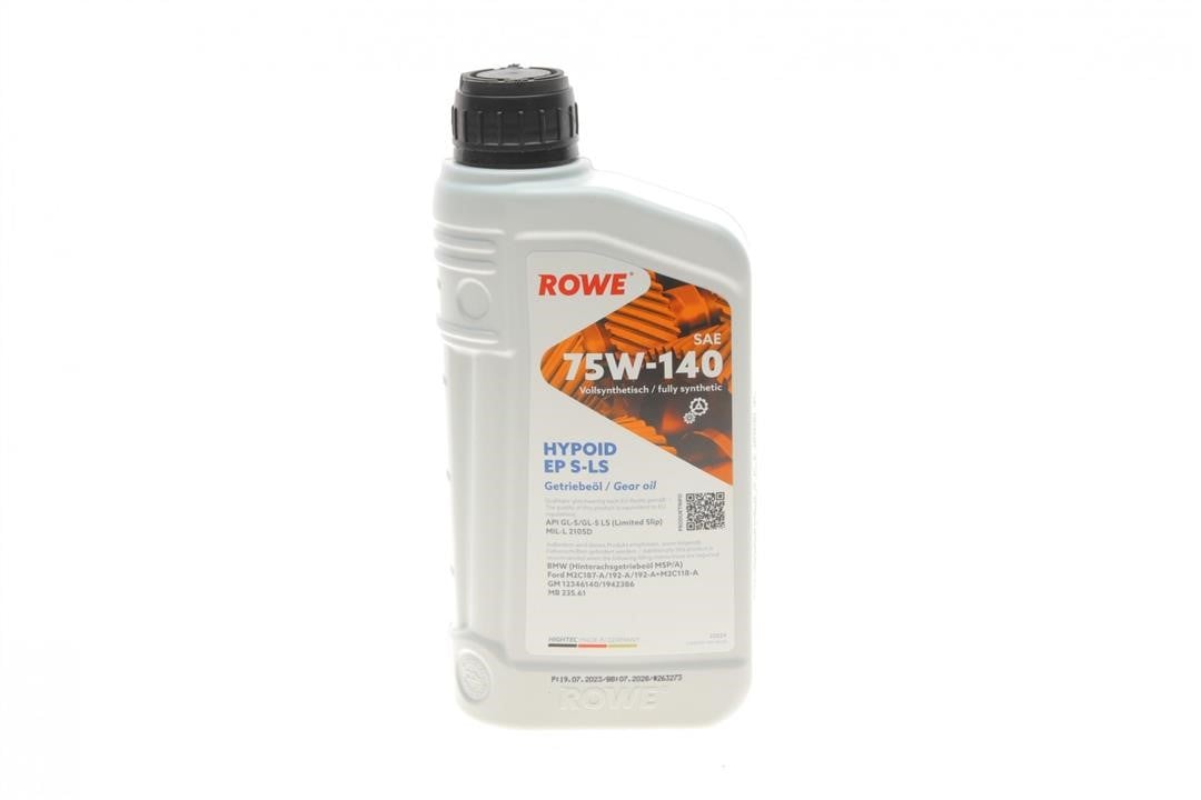 Rowe 25029-0010-99 Олива трансміссійна ROWE HIGHTEC HYPOID EP S-LS 75W-140, 1л 25029001099: Купити в Україні - Добра ціна на EXIST.UA!