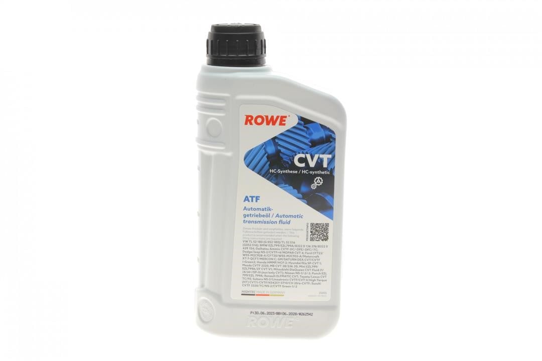 Rowe 25055-0010-99 Олива трансміссійна ROWE HIGHTEC ATF CVT, 1л 25055001099: Приваблива ціна - Купити в Україні на EXIST.UA!