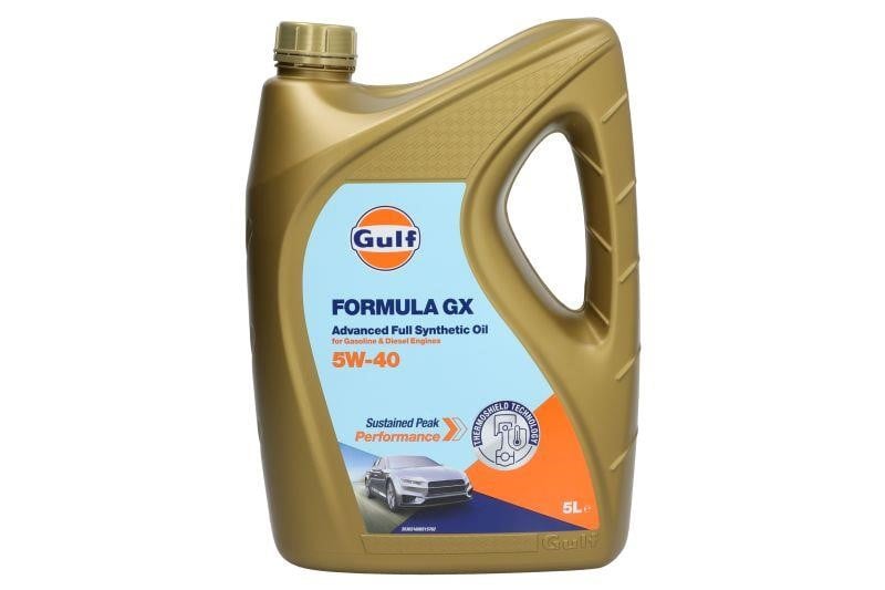 Gulf 5056004113531 Моторна олія Gulf Formula GX 5W-40, 5л 5056004113531: Купити в Україні - Добра ціна на EXIST.UA!