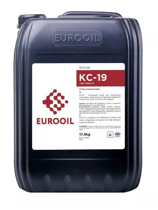 EUROOIL 1231804 Олива індустріальна EUROOIL E-OIL Кс-19 ТУ, 17,5л 1231804: Купити в Україні - Добра ціна на EXIST.UA!