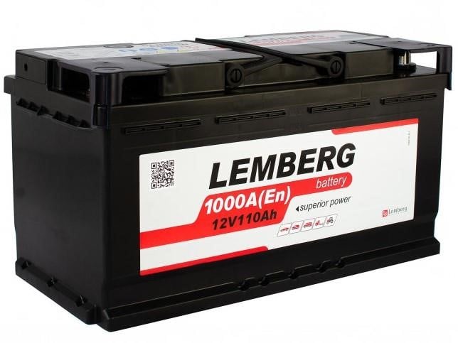 LEMBERG battery LB110-0 Акумулятор LEMBERG battery 12В 110Аг 1000A(EN) R+ LB1100: Купити в Україні - Добра ціна на EXIST.UA!