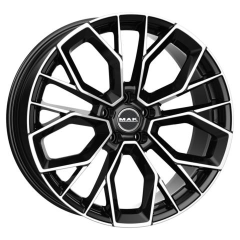 F1021TPBM42VK2 MAK Диск Колёсный Легкосплавный MAK Wheels STILO-D 10x21 5x112 ET42 DIA76 BLACK MIRROR
