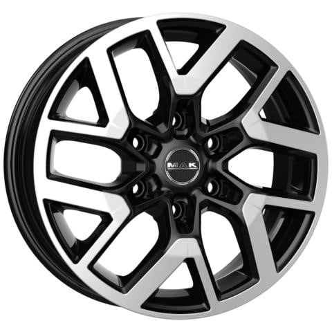 F6560GRBM50TR MAK Диск колеса легкосплавний MAK Wheels GRAVEL 6,5x16 6x120 ET50 DIA74,5 BLACK MIRROR