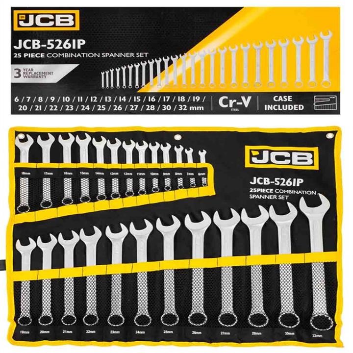 JCB Tools JCB-5261P Набір ключів комбінованих JCB5261P: Купити в Україні - Добра ціна на EXIST.UA!
