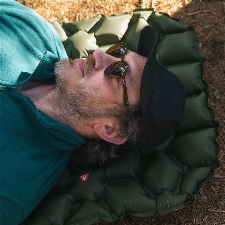 Килимок надувний Highlander Nap-Pak Inflatable Sleeping Mat PrimaLoft 5 cm Olive (AIR072-OG) Highlander 930481