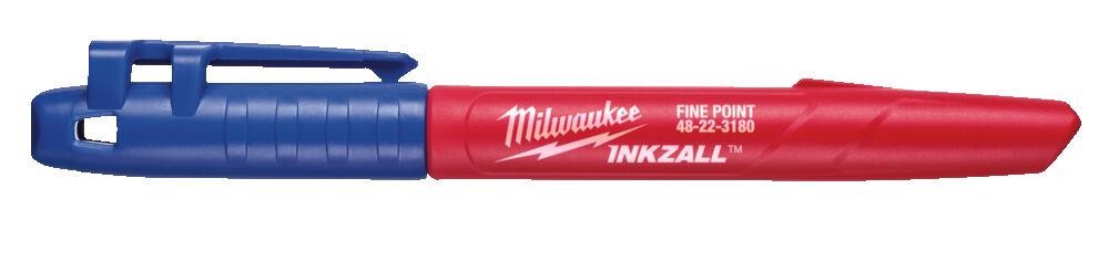 Milwaukee 4932492126 Маркер для будмайданчика InkZAll Milwaukee, тонкий, синій 4932492126: Купити в Україні - Добра ціна на EXIST.UA!