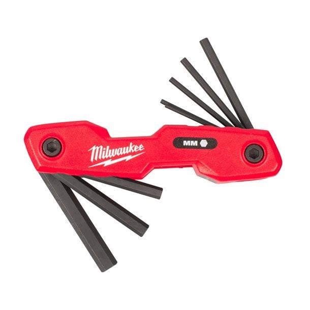 4932480978 Milwaukee Набор метрических складных шестигранных ключей Milwaukee, 8 шт.