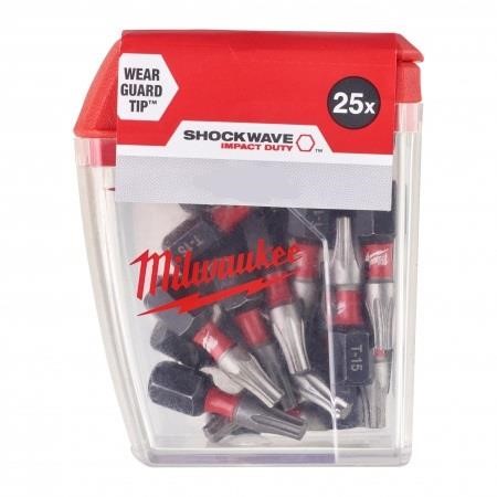 Біта Shockwave Milwaukee, PH2, 25мм, (25шт) Milwaukee 4932430853