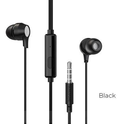 Borofone BM28B Навушники BOROFONE BM28 Tender sound universal earphones with mic Black BM28B: Купити в Україні - Добра ціна на EXIST.UA!