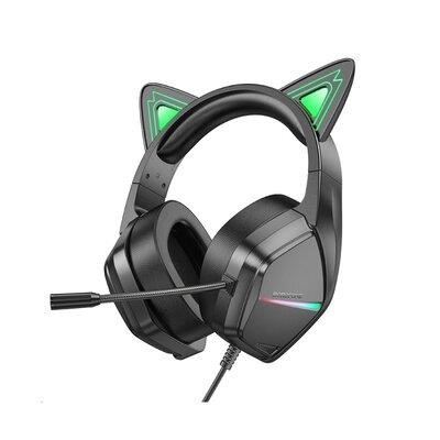 Borofone 6941991105364 Навушники BOROFONE BO106 Cute cat ear luminous gaming headphones Elf Cat 6941991105364: Купити в Україні - Добра ціна на EXIST.UA!